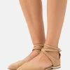 Anna Field Leather- Ballerina'S Met Enkelbandjes - Beige -Modieus Verkoop f732f22bcf274d0cb4246fed17d08966