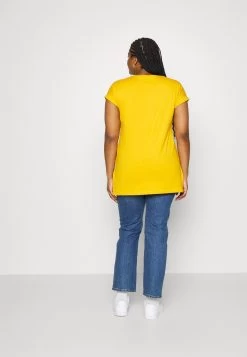 Long- T-Shirt Basic - Dark Yellow -Modieus Verkoop f94e00074f6247c999a33fac04f2feee