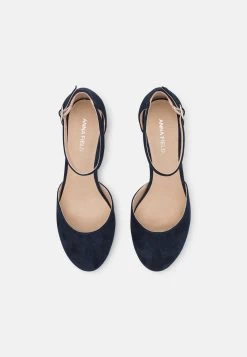 Anna Field Leather - Klassieke Pumps - Dark Blue -Modieus Verkoop fa81b595286a4404b242f3c99fbaf72b