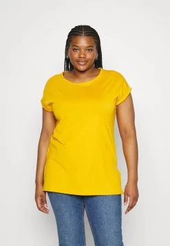 Long- T-Shirt Basic - Dark Yellow